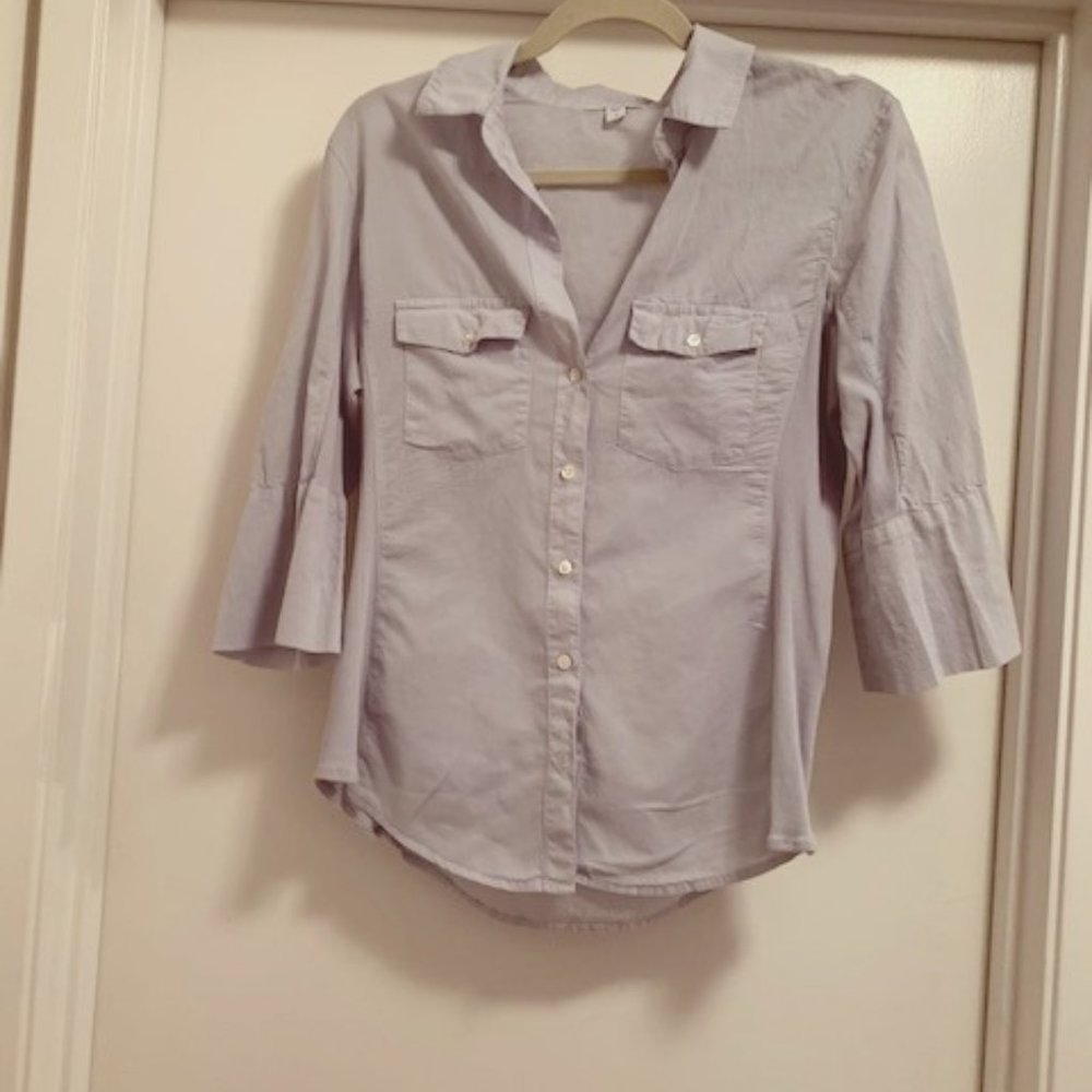 James Perse button down, light blue